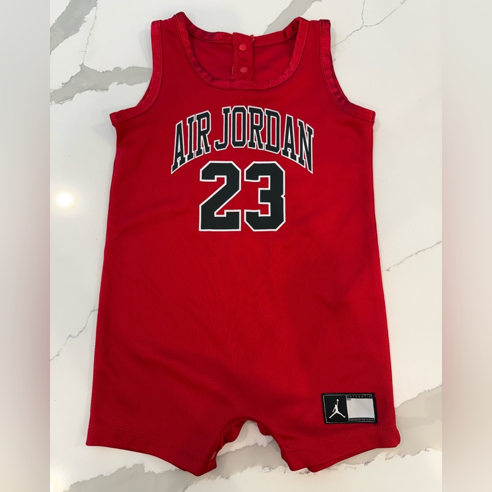 Jordan Baby Jumpman 23 Jersey Romper Size 24 Months NWOT